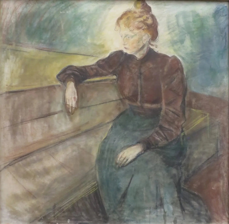 Portrait de femme - Edvard Munch