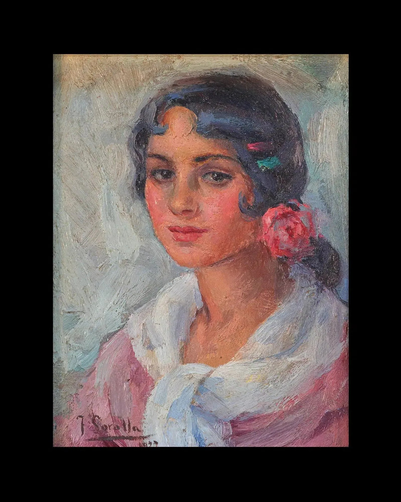 Portrait de femme - Joaquín Sorolla