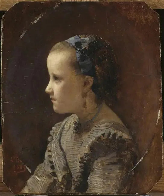 Portrait de fillette - Léon Bonnat