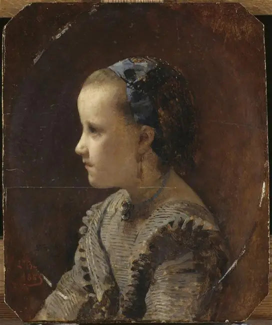 Portrait de fillette - Léon Bonnat