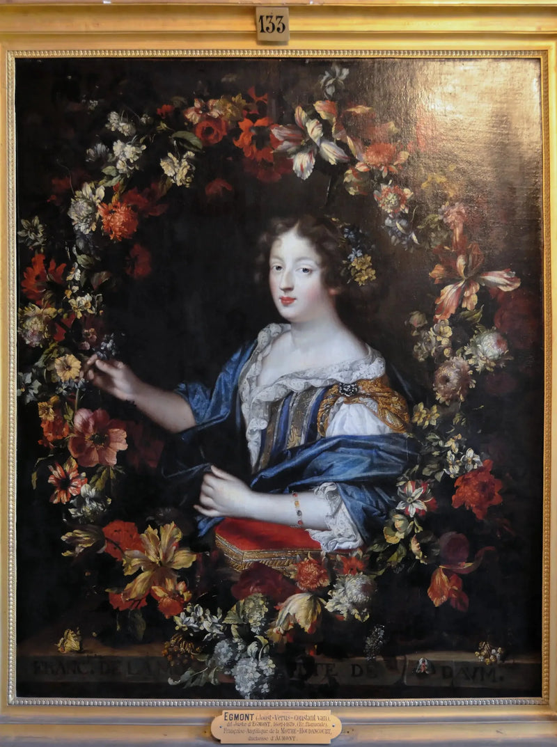 Portrait de Françoise Angélique de la Mothe Houdancourt, duchesse d'Aumont - Juste d'Egmont