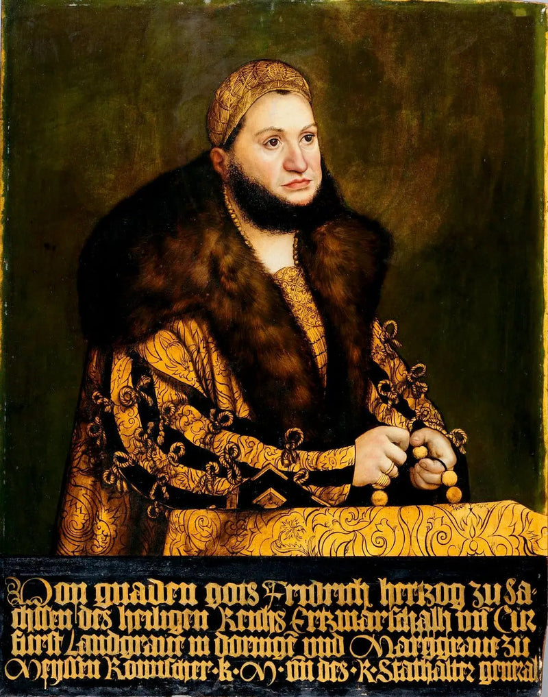 Portrait de Frédéric III le Sage, électeur de Saxe - Lucas Cranach the Elder
