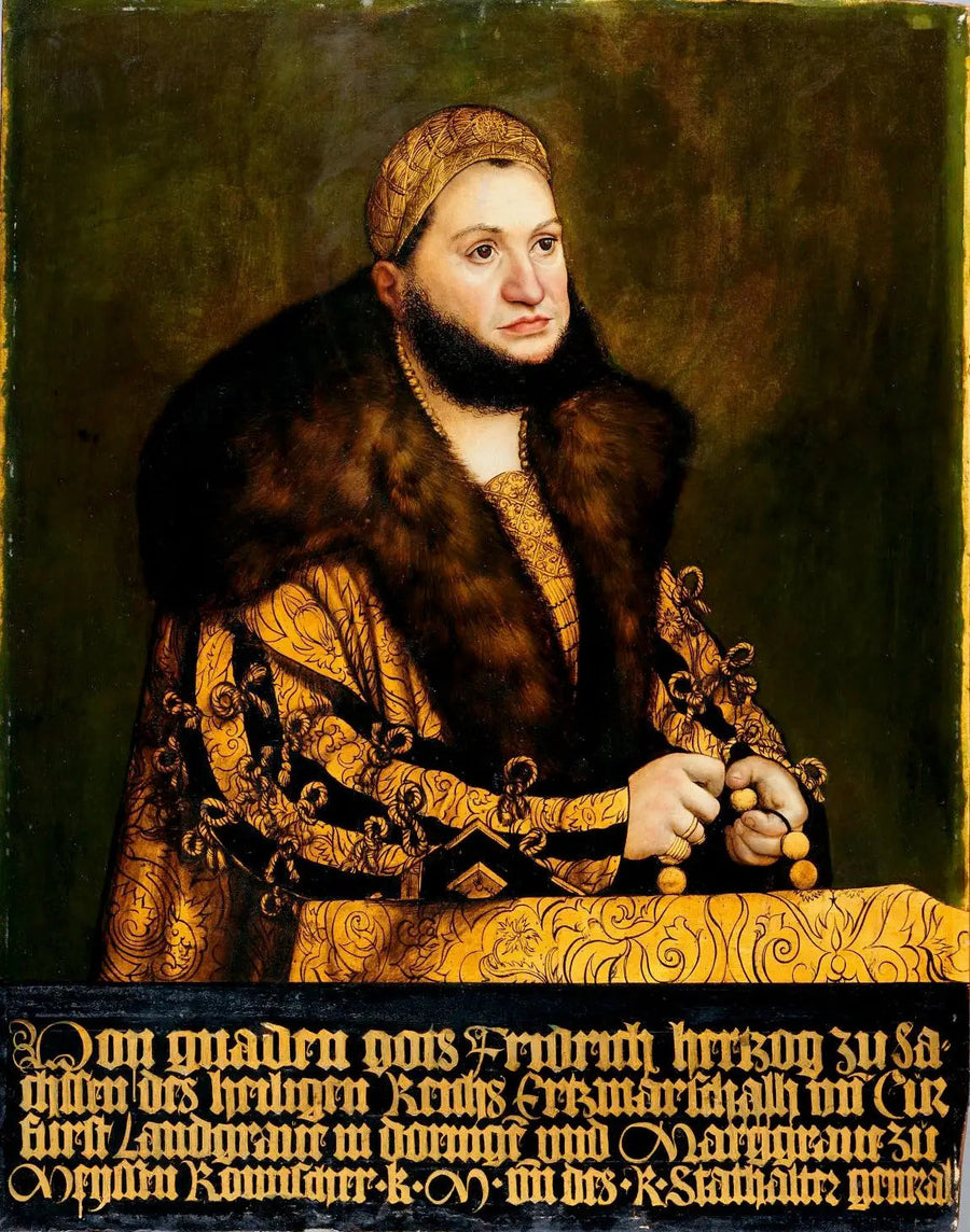 Portrait de Frédéric III le Sage, électeur de Saxe - Lucas Cranach the Elder