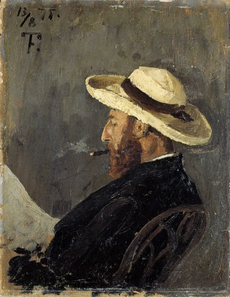 Portrait de Fredrik Collett - Frits Thaulow