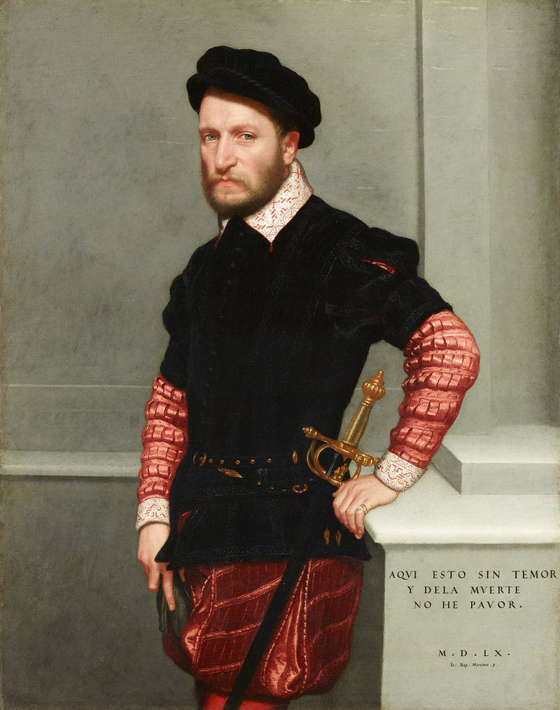 Portrait de Gabriel III de la Cueva et Girón - Giovanni Battista Moroni