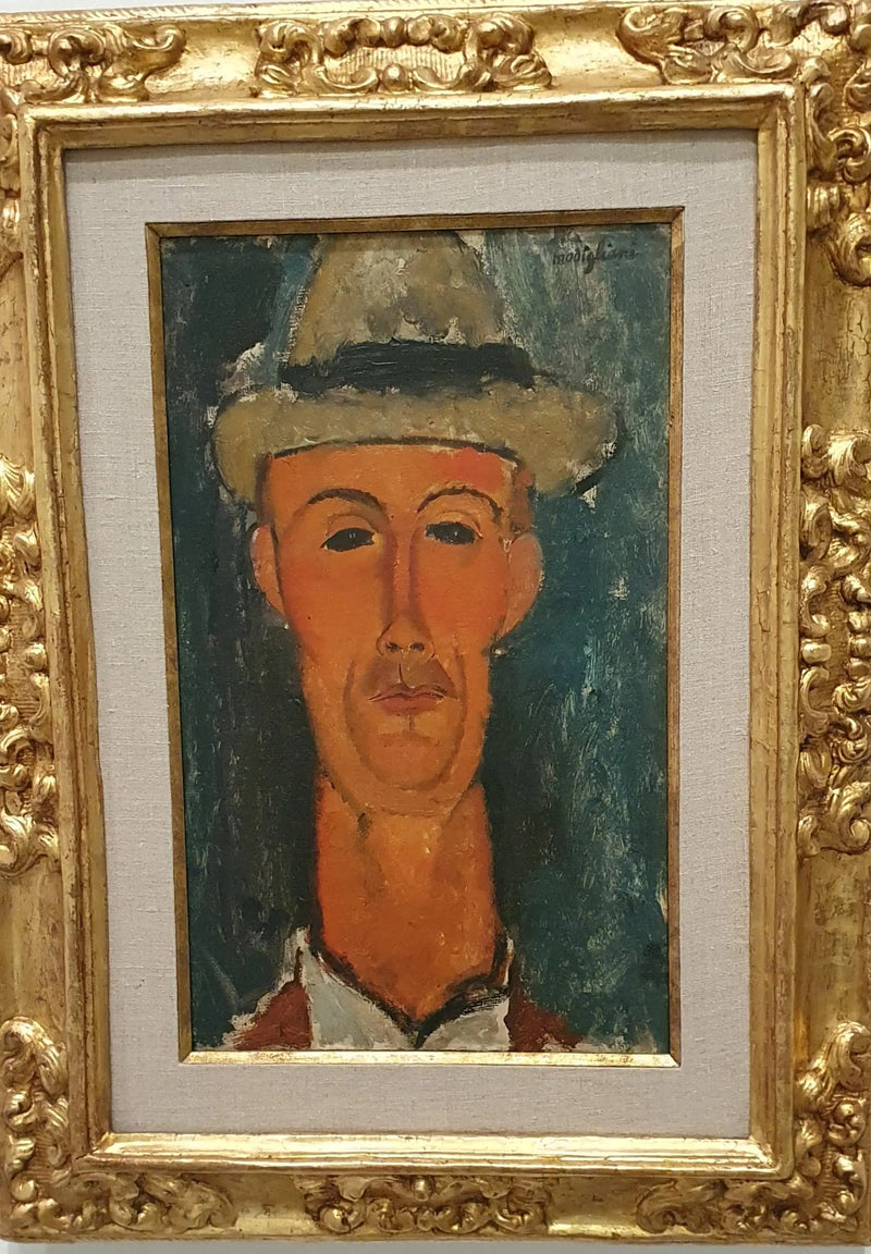 Portrait de Gaston Modot en chapeau - Amedeo Modigliani
