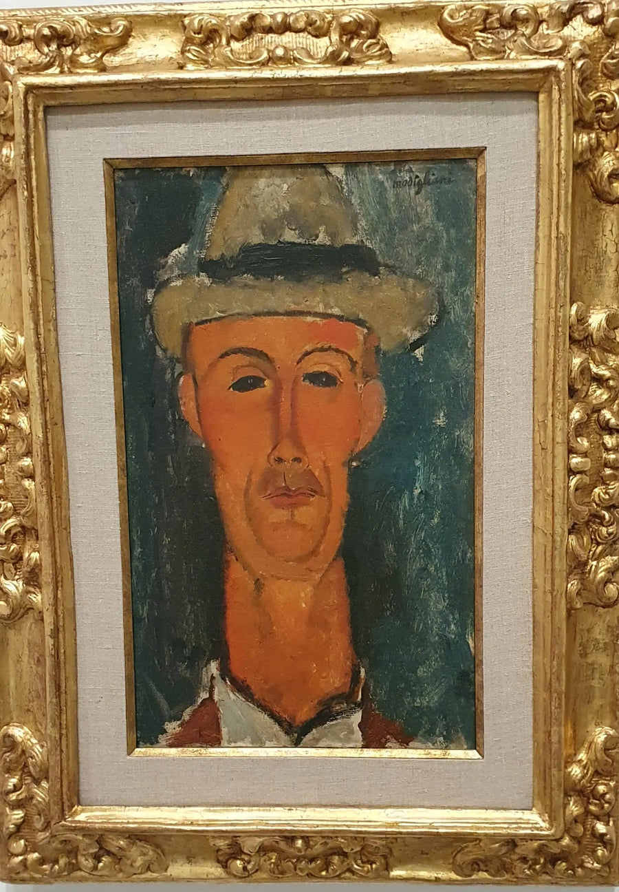 Portrait de Gaston Modot en chapeau - Amedeo Modigliani