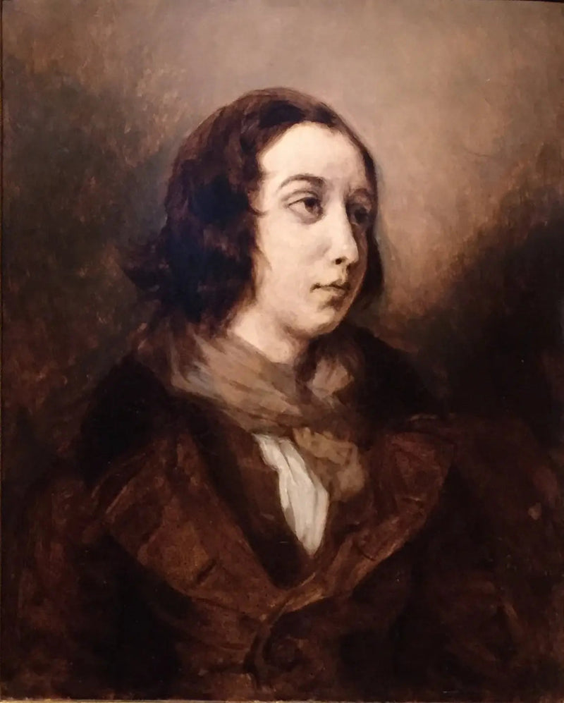 Portrait de George Sand - Eugène Delacroix