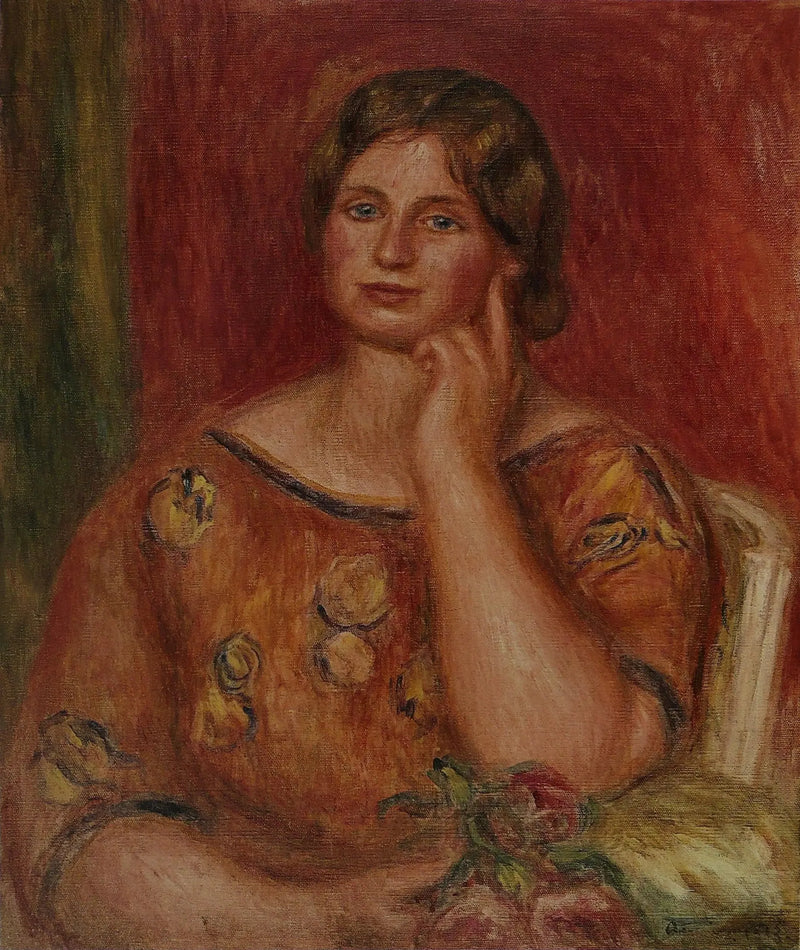 Portrait de Gertrude Osthaus - Pierre-Auguste Renoir