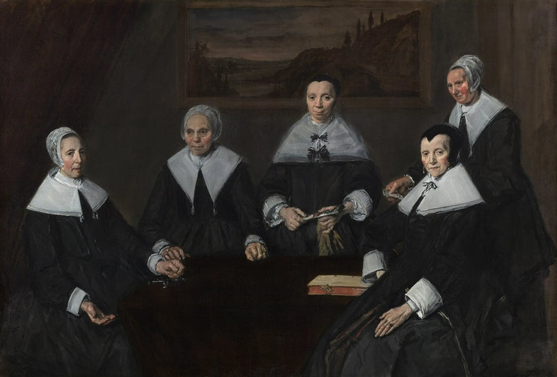 Portrait de groupe des régentes de l'hospice des vieillards - Frans Hals