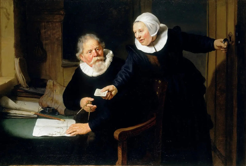 Portrait de Jan Rijcksen et de son épouse Griet Jans - Rembrandt