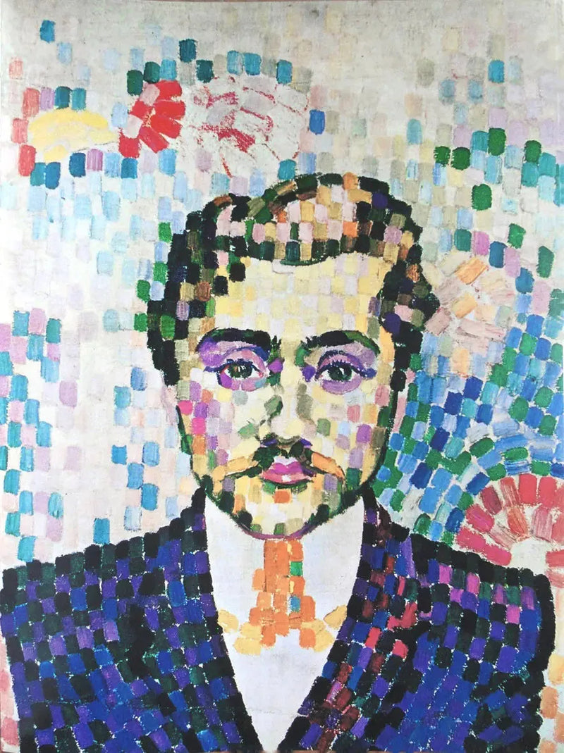 Portrait de Jean Metzinger - Robert Delaunay
