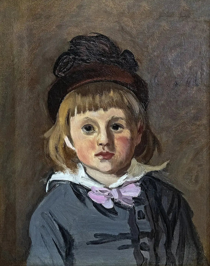 Portrait de Jean Monet en bonnet à pompon - Claude Monet