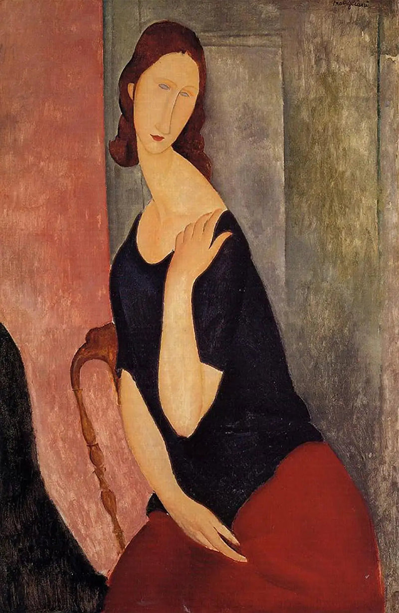 Portrait de Jeanne Hébuterne - Amedeo Modigliani