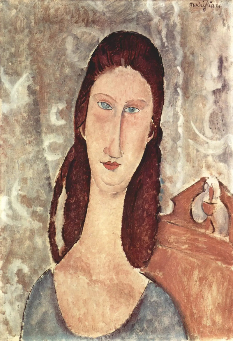 Portrait de Jeanne Hébuterne - Amedeo Modigliani
