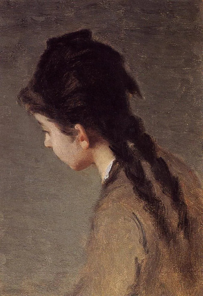 Portrait de Jeanne de profil - Eva Gonzalès