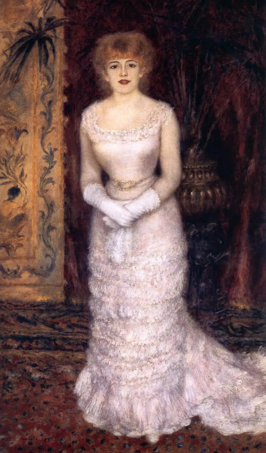 Portrait de Jeanne Samary en pied - Pierre-Auguste Renoir