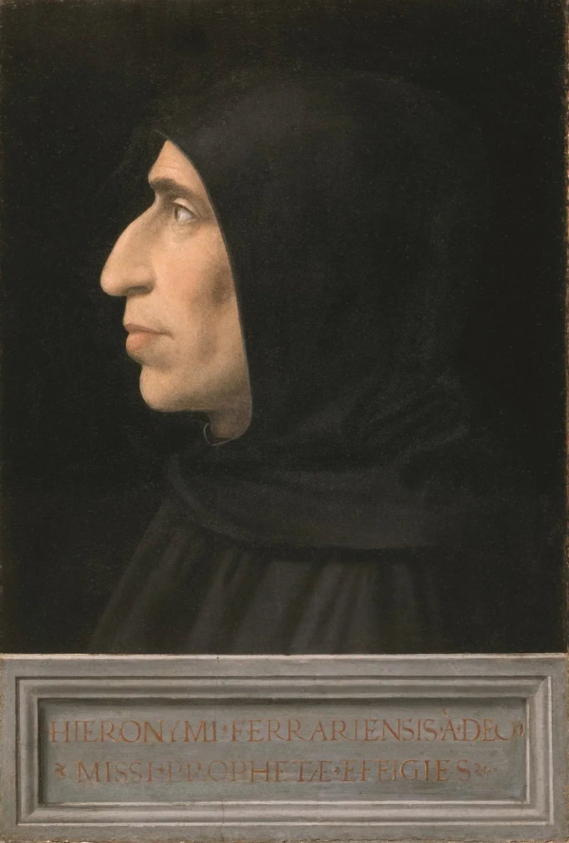 Portrait de Jérôme Savonarole - Fra Bartolomeo
