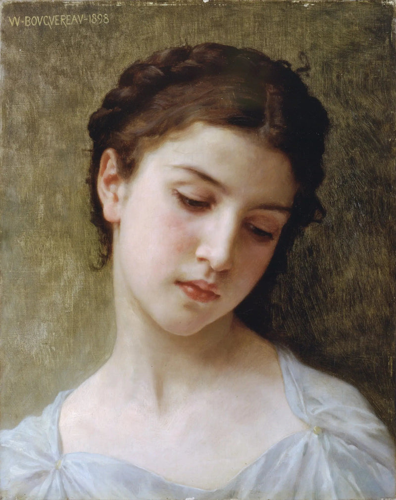Portrait de jeune fille - Bouguereau