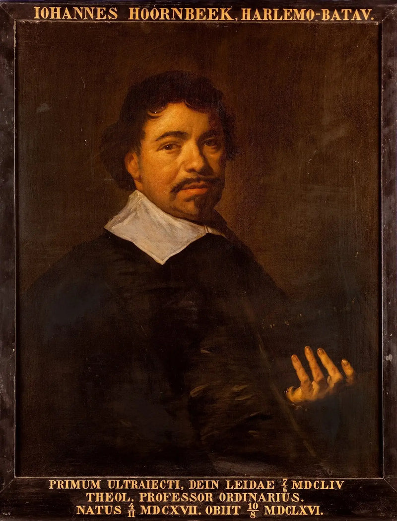 Portrait de Johannes Hoornbeek, professeur à Leyde - Frans Hals
