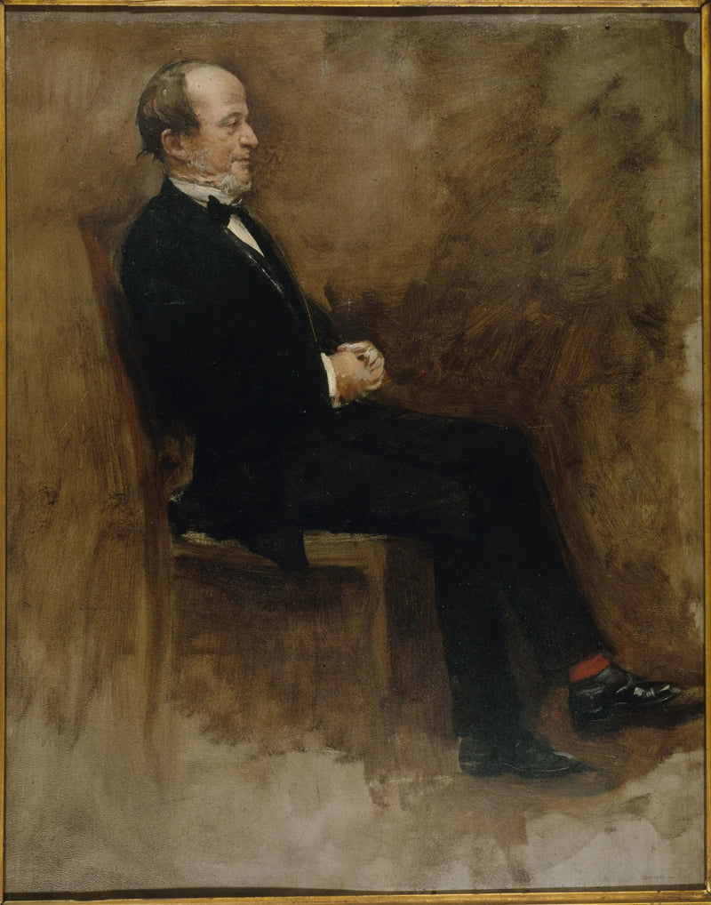 Portrait de John Lemoine (1815-1892), publiciste, rédacteur en chef du 
