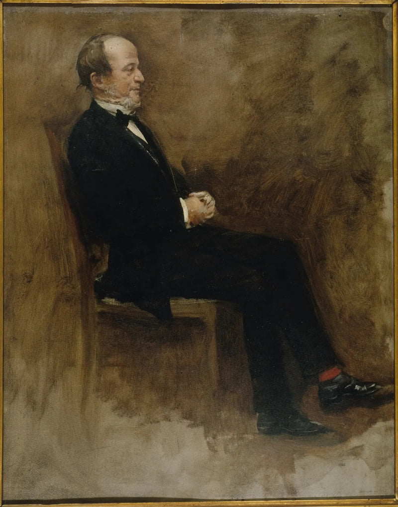 Portrait de John Lemoine (1815-1892), publiciste, rédacteur en chef du 