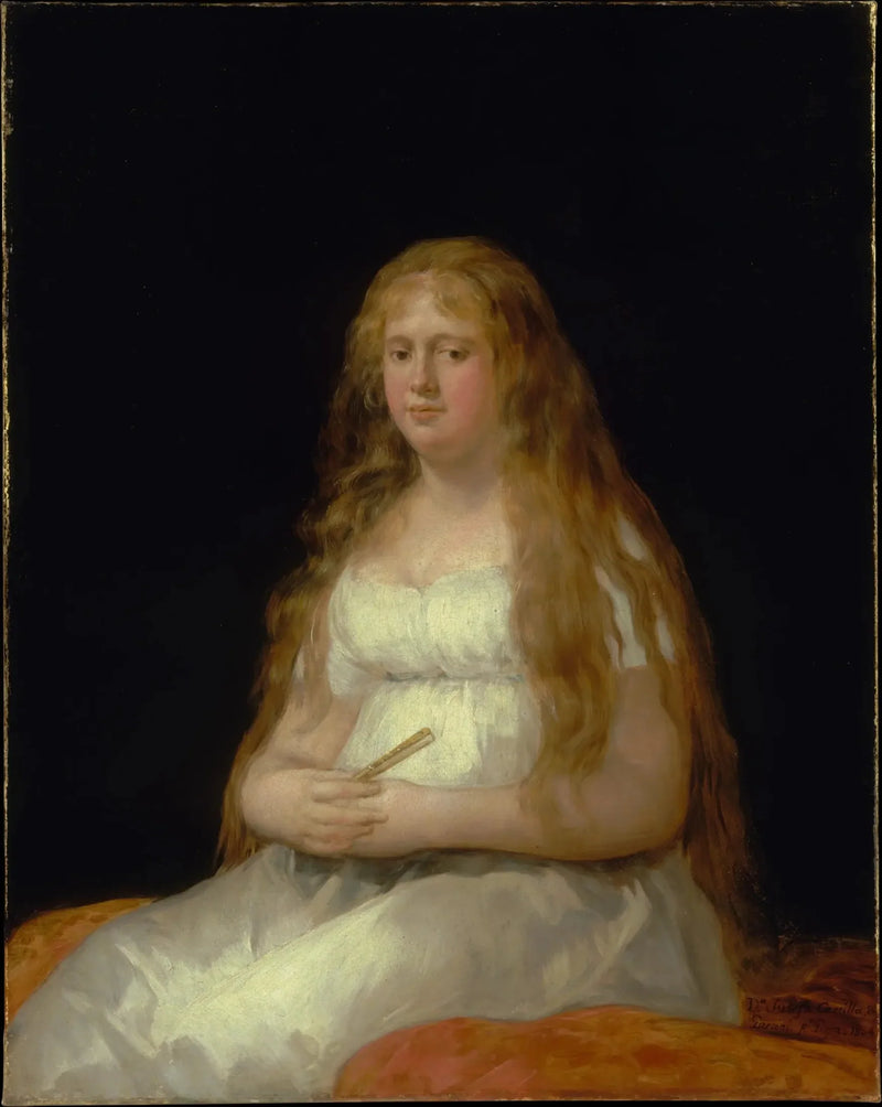 Portrait de Josefa de Castilla Portugal et van Asbrock de Garcini - Francisco de Goya