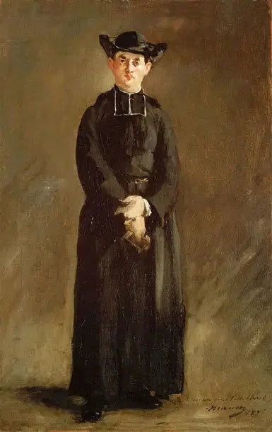 Portrait de l'abbé Hurel - Édouard Manet