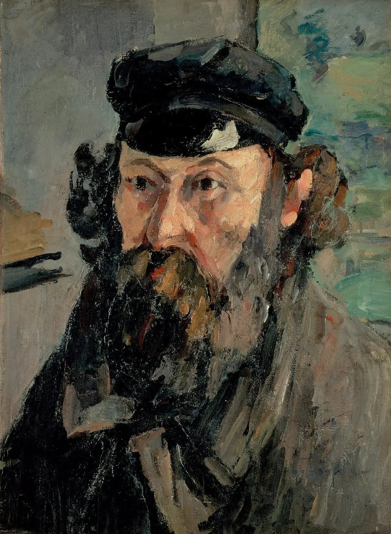 Portrait de l'artiste à la casquette - Paul Cézanne