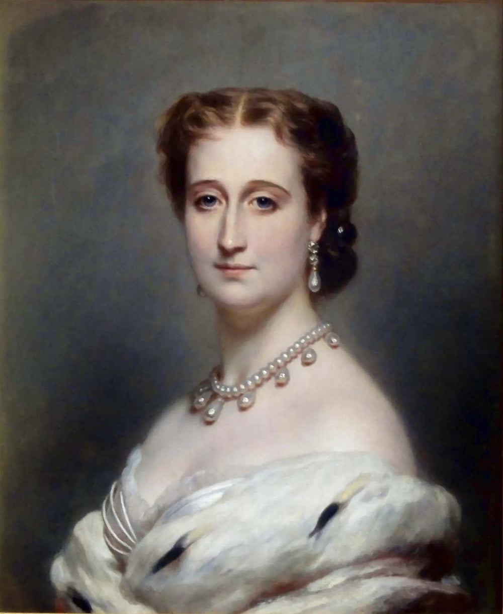 Portrait de l'impératrice Eugénie - Franz Xaver Winterhalter image 1 reproduction de peinture à l’huile