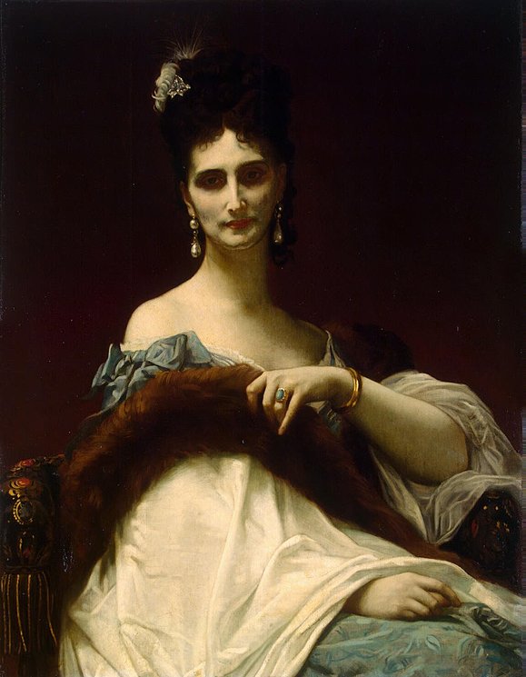 Portrait de la comtesse de Koller (née Maria Riznich) - Alexandre Cabanel