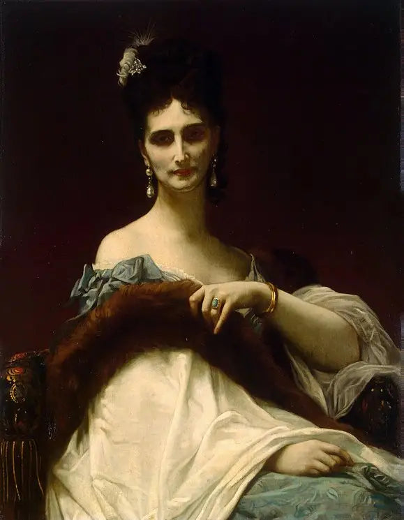 Portrait de la comtesse de Koller (née Maria Riznich) - Alexandre Cabanel