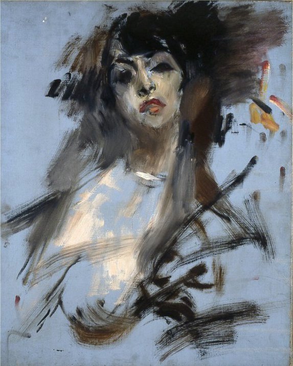 Portrait de la comtesse Saffo Zuccoli - Giovanni Boldini