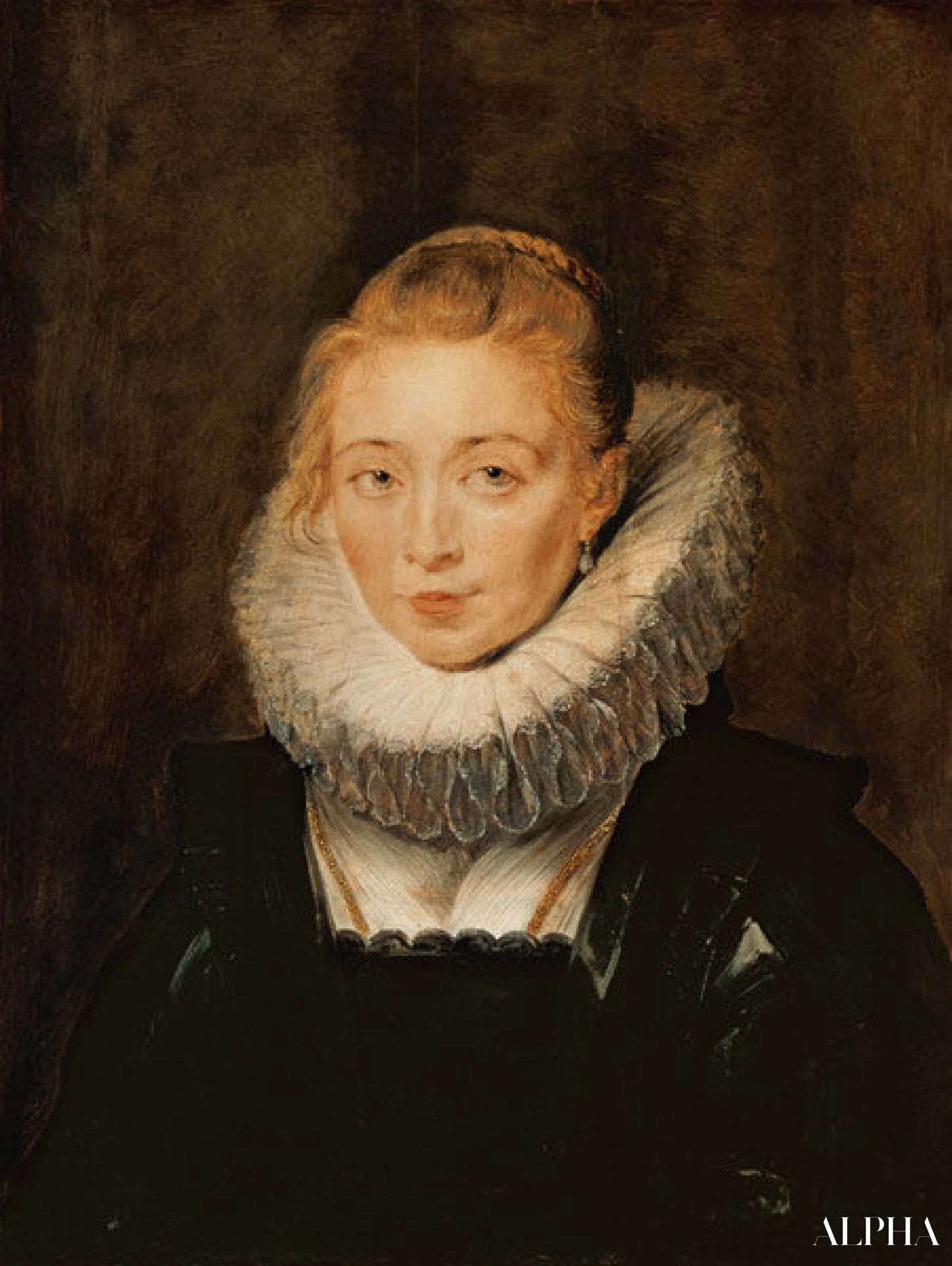 Portrait de la demoiselle d'honneur de l'infante Isabella - Peter Paul Rubens - Reproductions de tableaux et peintures haut de gamme