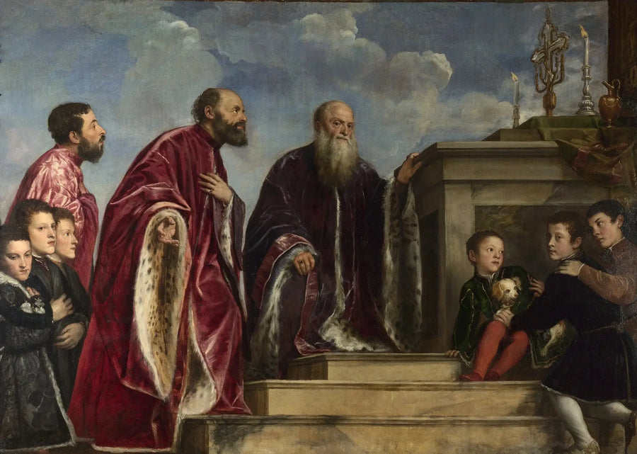 Portrait de la famille Vendramin - Titian