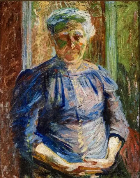 Portrait de la mère - Umberto Boccioni