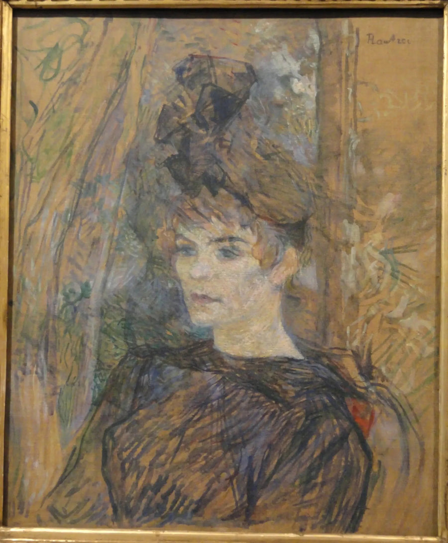 Portrait de la Peintre Suzanne Valadon - Henri de Toulouse-Lautrec