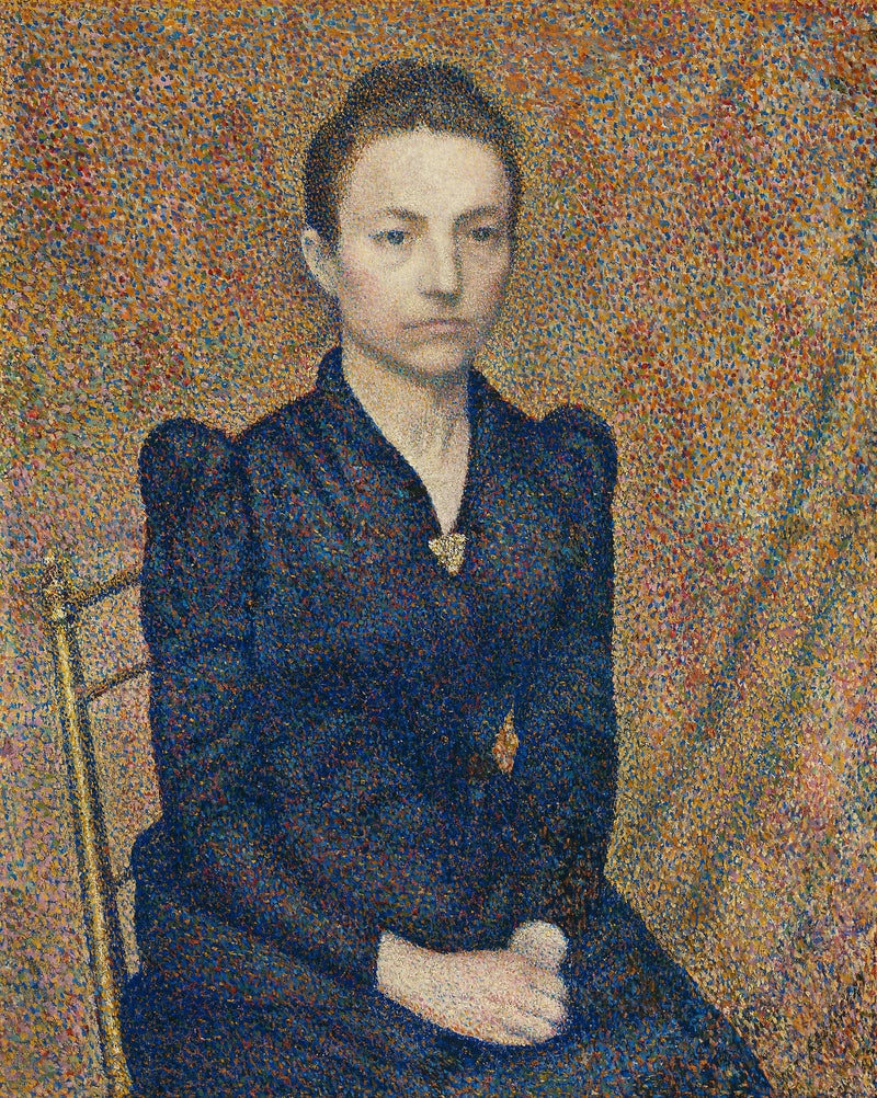 Portrait de la sœur de l'artiste - Georges Lemmen