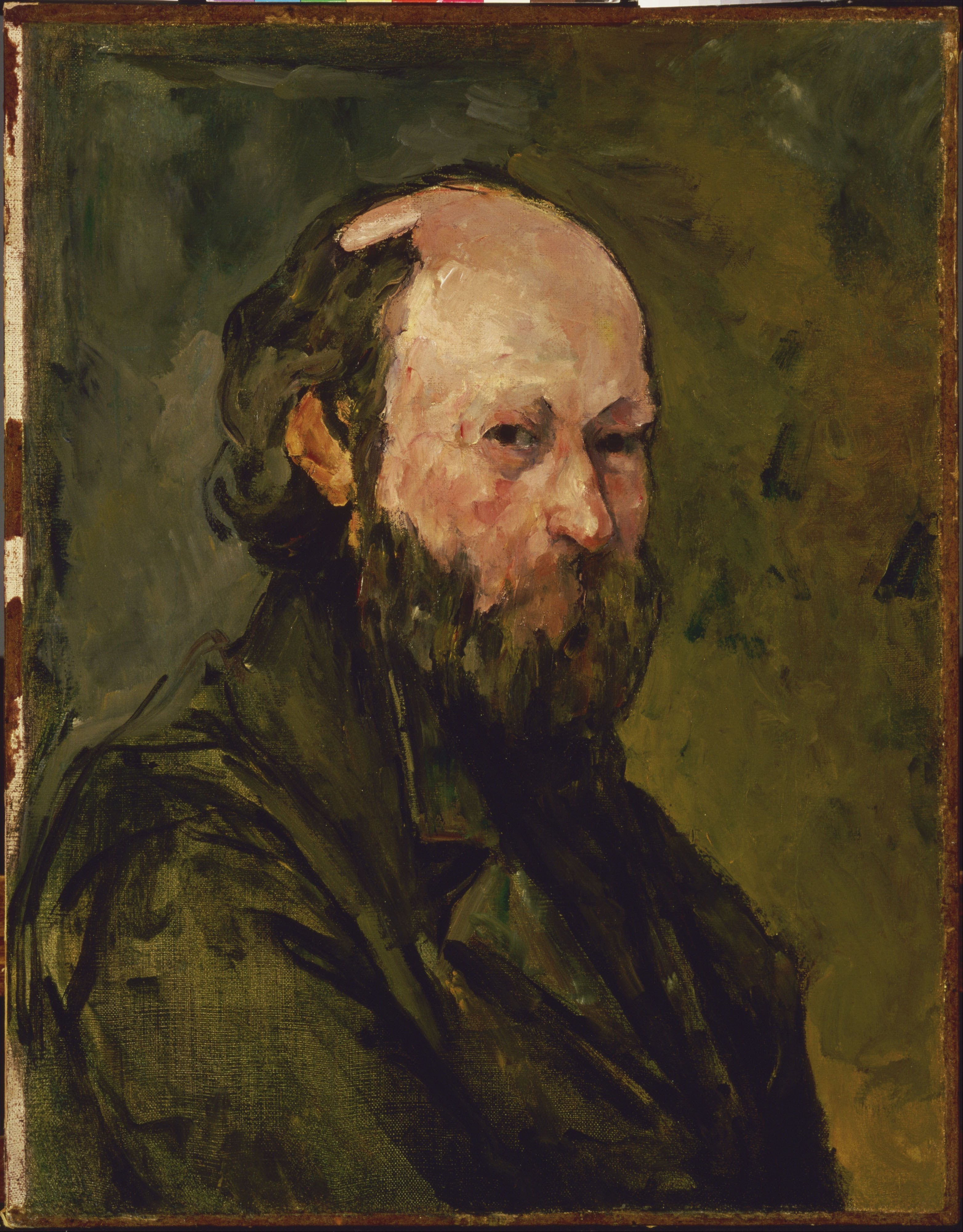 Reproduction du tableau « Portrait de l'artiste - Paul Cézanne » par Alpha Reproduction en peinture à l’huile