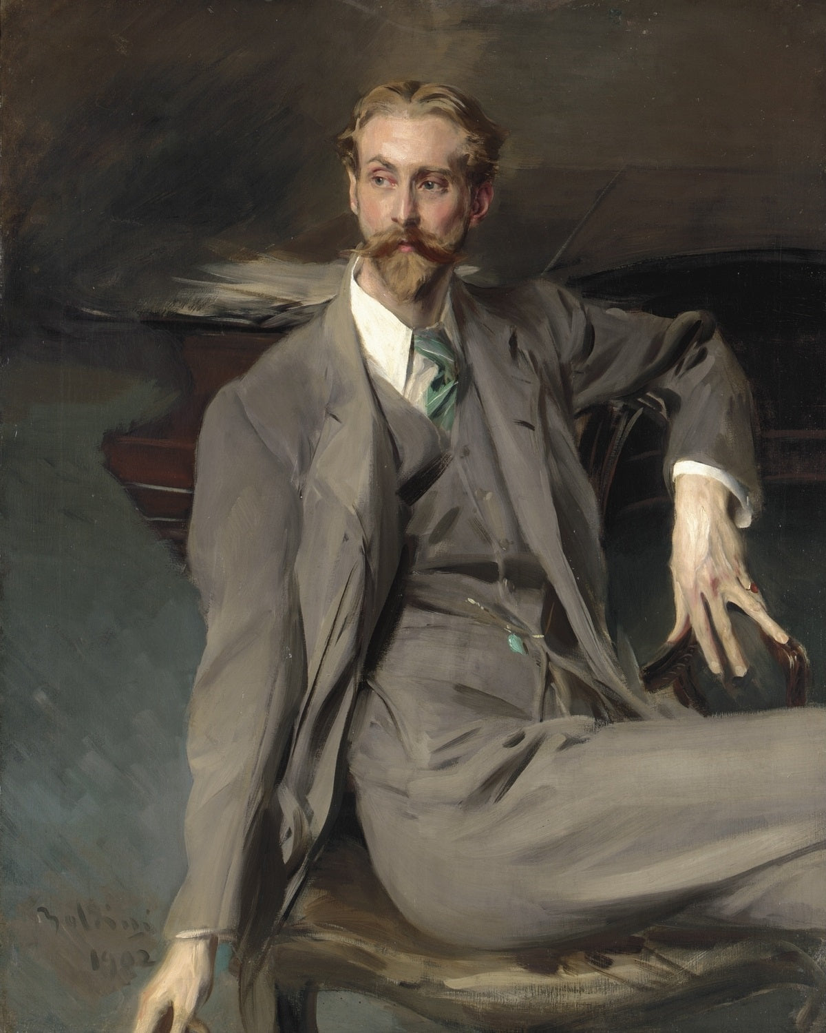 Portrait de Lawrence Alexander Harrison - Giovanni Boldini