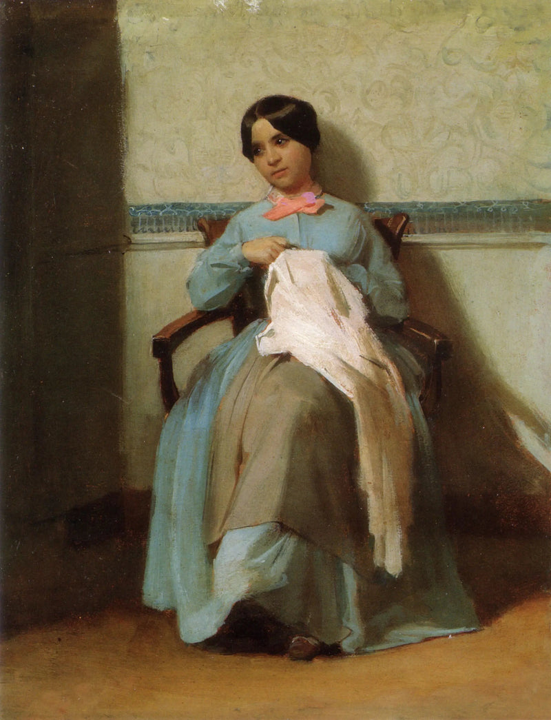 Portrait de Léonie Bouguereau, cousine de l'artiste - Bouguereau