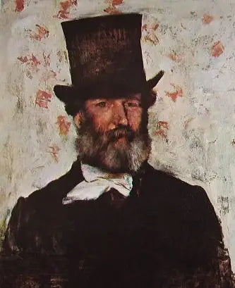 Portrait de Léopold Levert - Edgar Degas