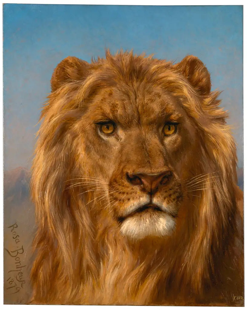 portrait de lion - Rosa Bonheur - Alpha Reproduction