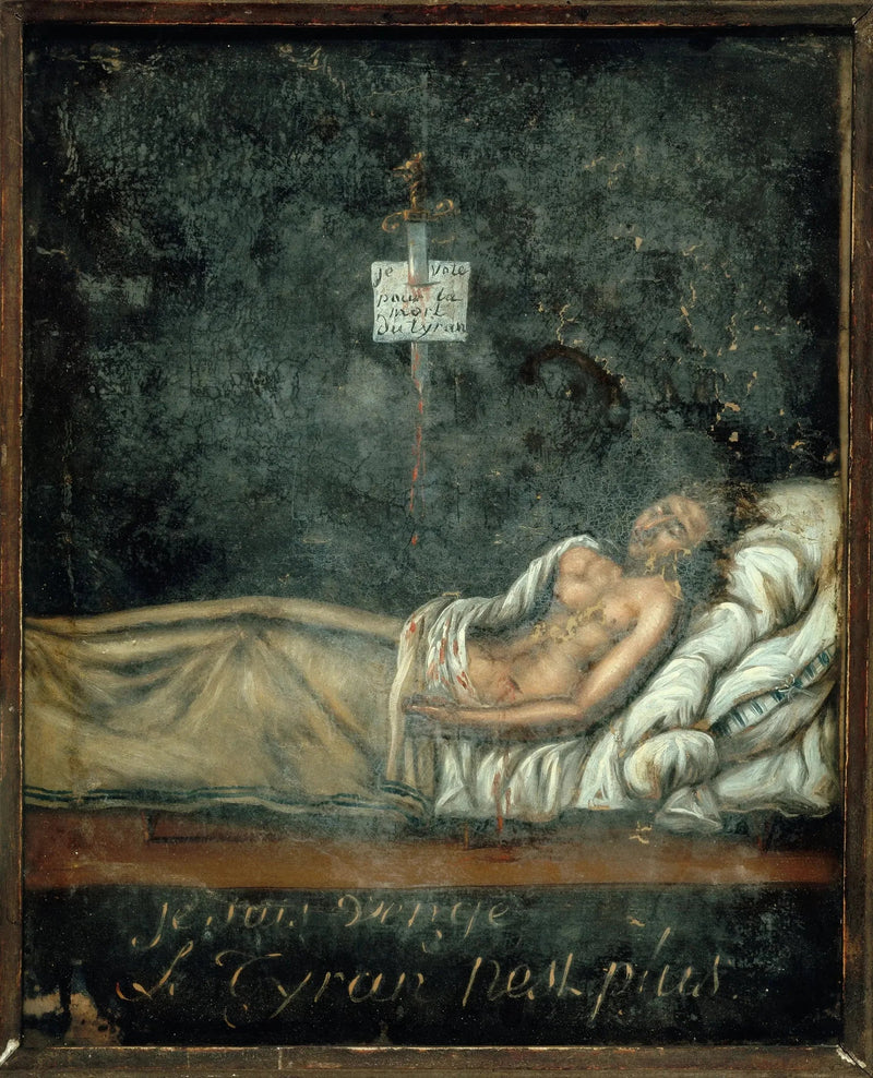 Portrait de Louis-Michel Le Peletier de Saint-Fargeau (1760-1793), sur son lit de mort - Jacques-Louis David