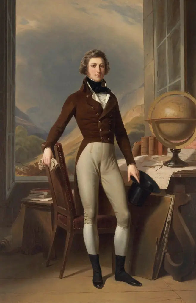 Portrait de Louis-Philippe d'Orléans, duc de Chartres, (futur roi Louis-Philippe) à Reichenau - Franz Xaver Winterhalter