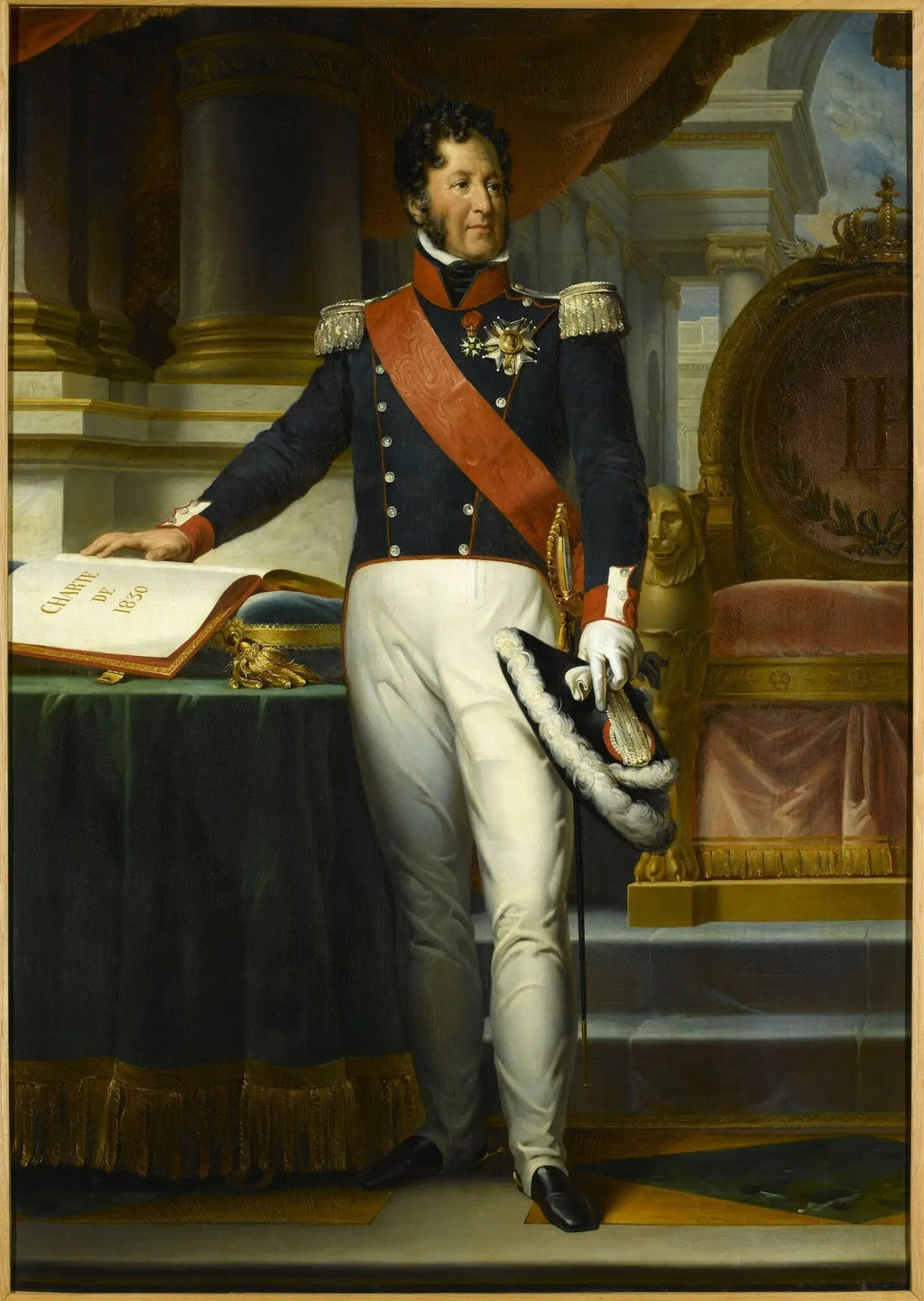 Portrait de Louis-Philippe Ier - François Gérard image 2 reproduction de peinture à l’huile