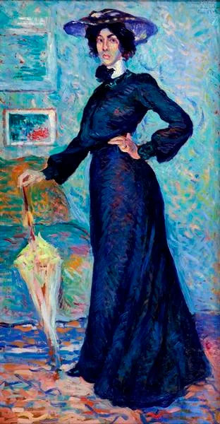 Portrait de Lucie Cousturier - Maximilien Luce