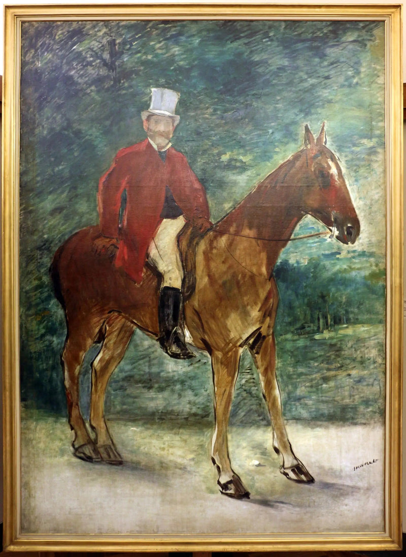 Portrait de M. Arnaud à cheval - Édouard Manet