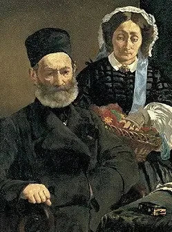 Portrait de M. et Mme Auguste Manet - Édouard Manet