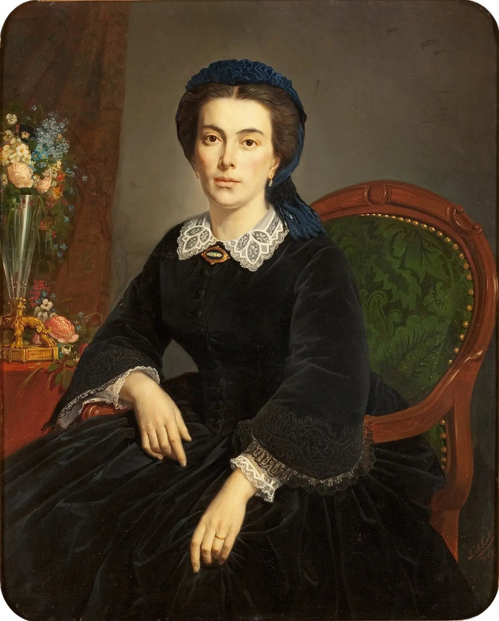 Portrait de Madame Gervais - Pierre Auguste Cot - Alpha Reproduction